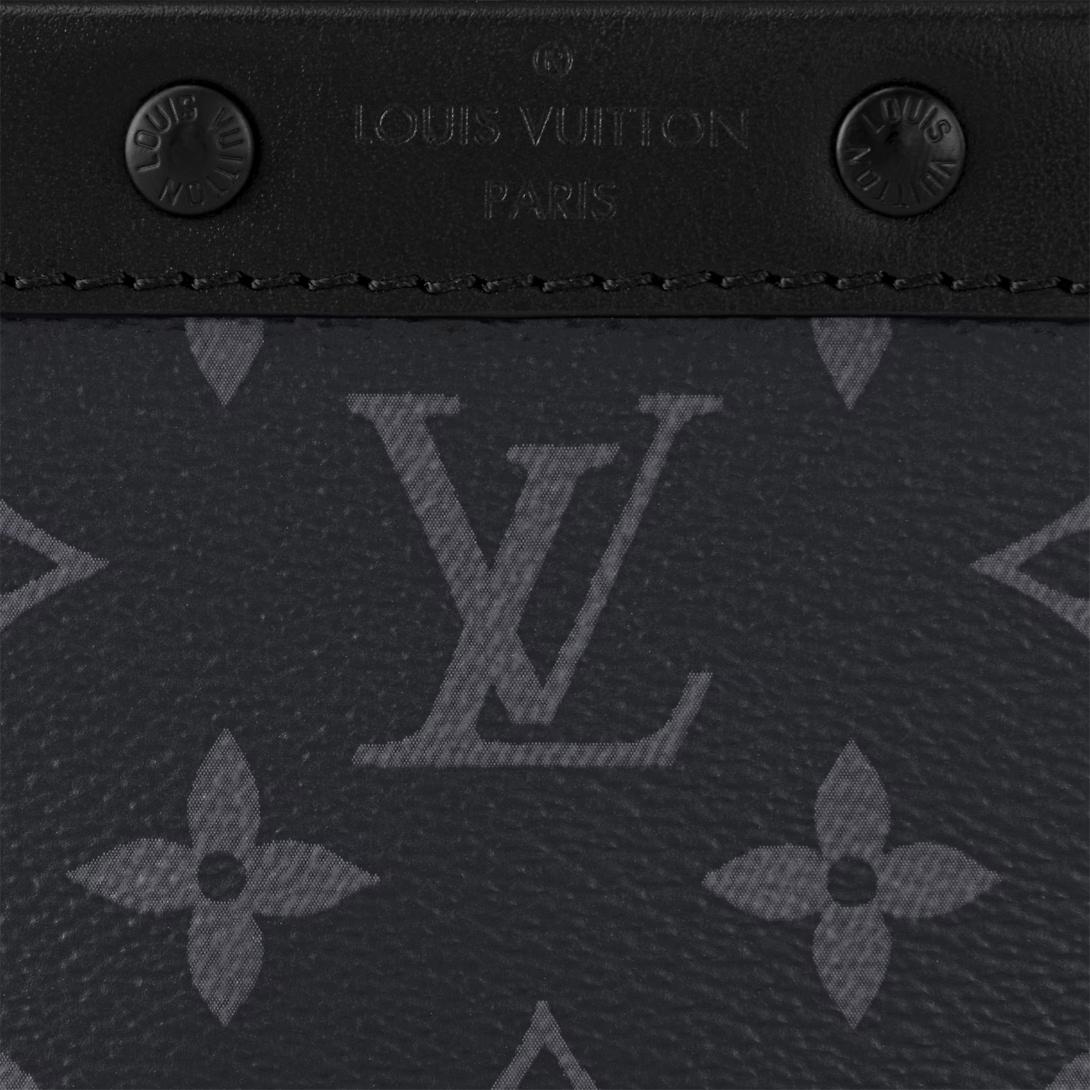 Túi Louis Vuitton Nano Alpha Monogram Wearable Wallet Monogram Eclipse Nam Đen